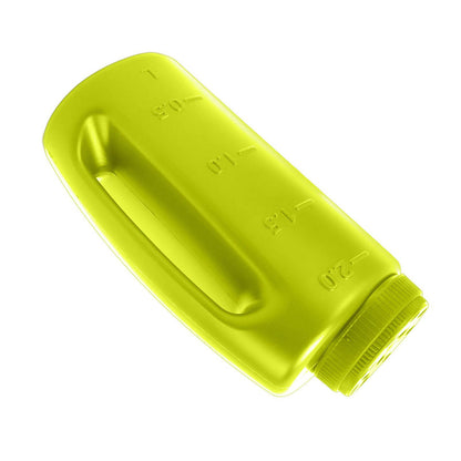 Handheld Fertilizer Spreader Hand Held Grass Seed Spreader Crop Spreading Salt Sowing Pot Green