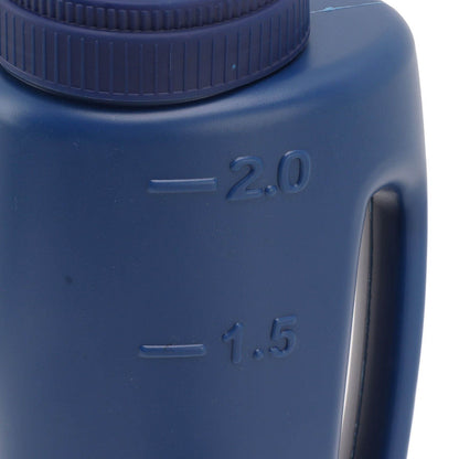 Handheld Fertilizer Spreader Hand Held Grass Seed Spreader Crop Spreading Salt Sowing Pot Blue