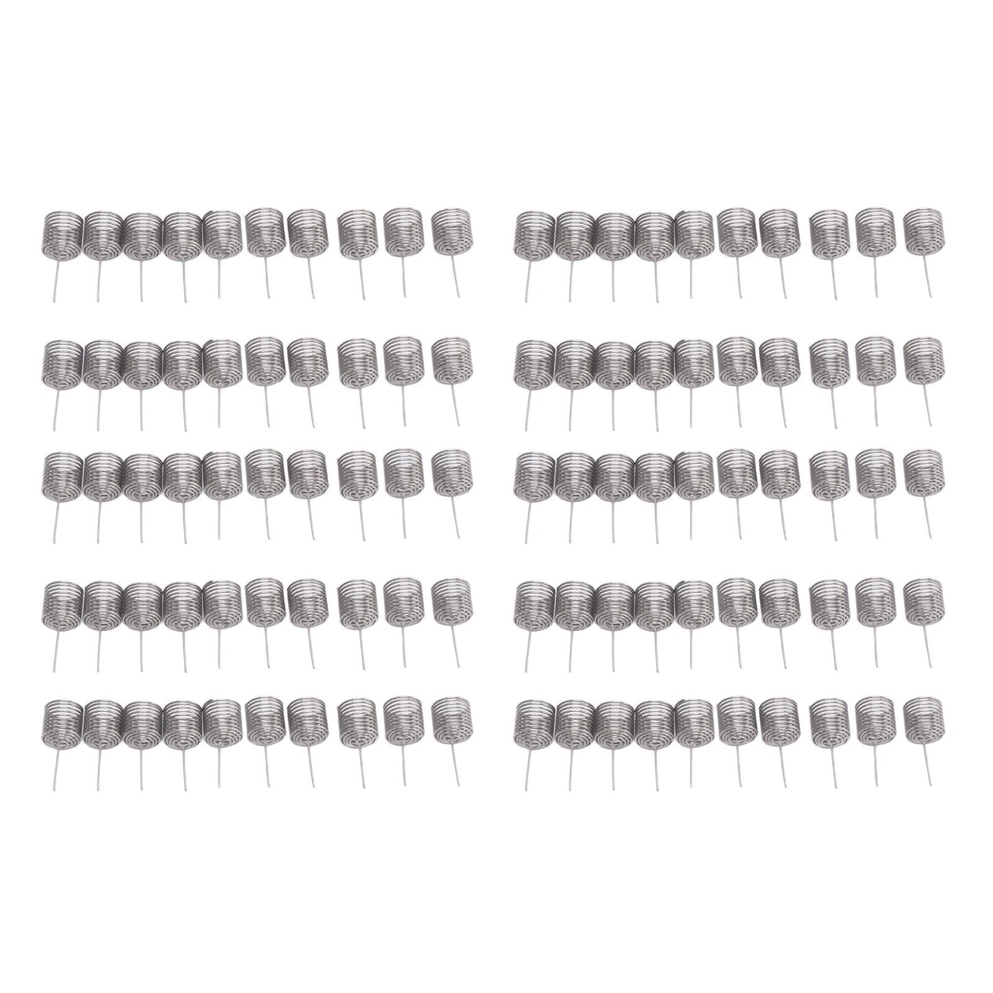 100PCS Fertilizer Mesh Basket Column Shape Stainless Steel Nutrition Box Tools for Garden Nursery Small