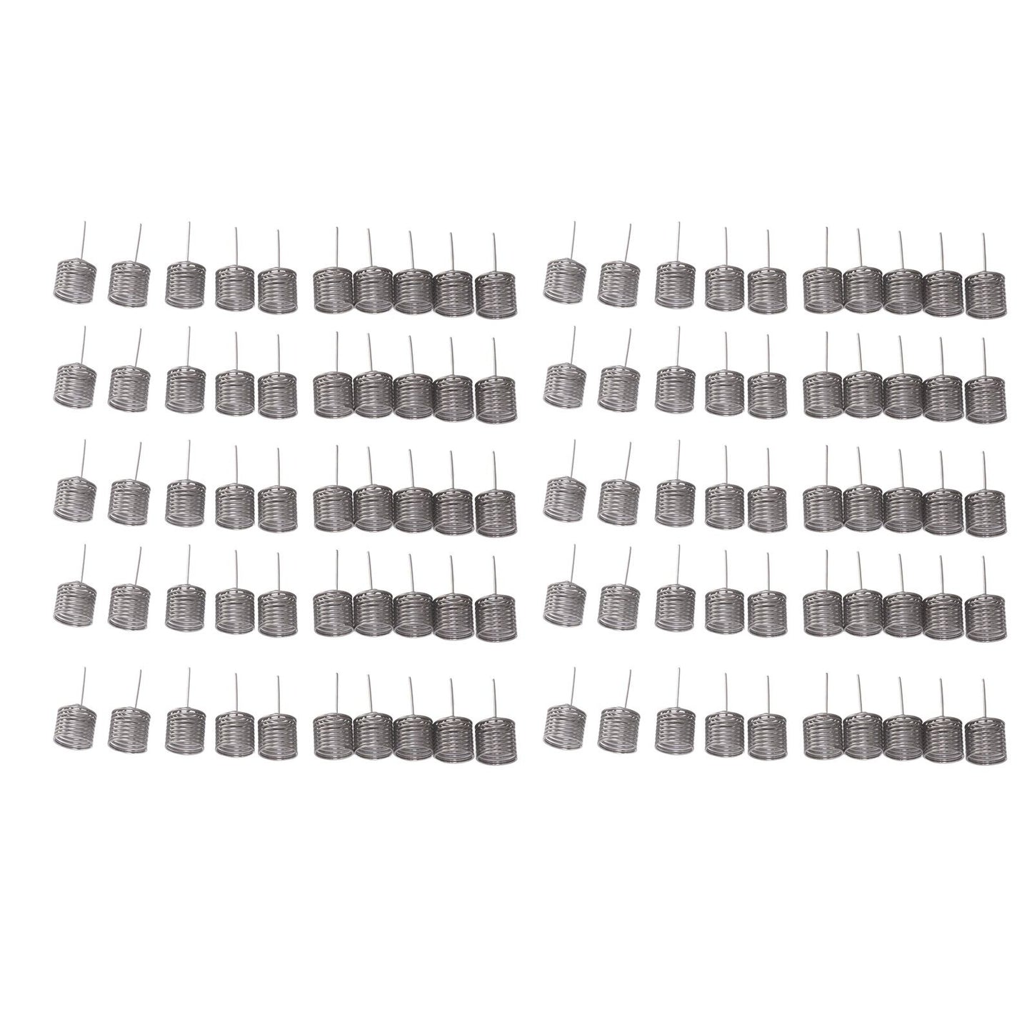 100PCS Fertilizer Mesh Basket Column Shape Stainless Steel Nutrition Box Tools for Garden Nursery Small