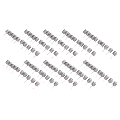 100PCS Fertilizer Mesh Basket Column Shape Stainless Steel Nutrition Box Tools for Garden Nursery Small