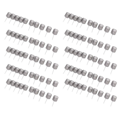 100PCS Fertilizer Mesh Basket Column Shape Stainless Steel Nutrition Box Tools for Garden Nursery Small