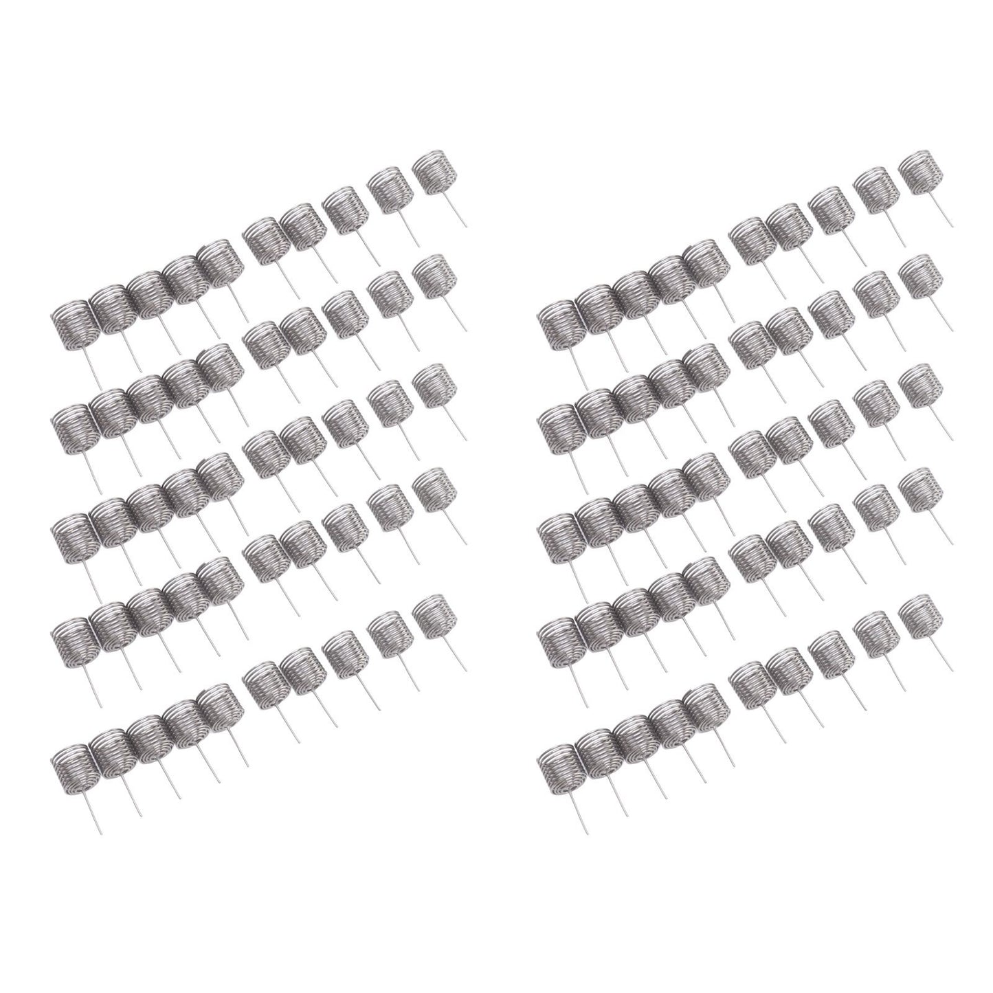 100PCS Fertilizer Mesh Basket Column Shape Stainless Steel Nutrition Box Tools for Garden Nursery Small