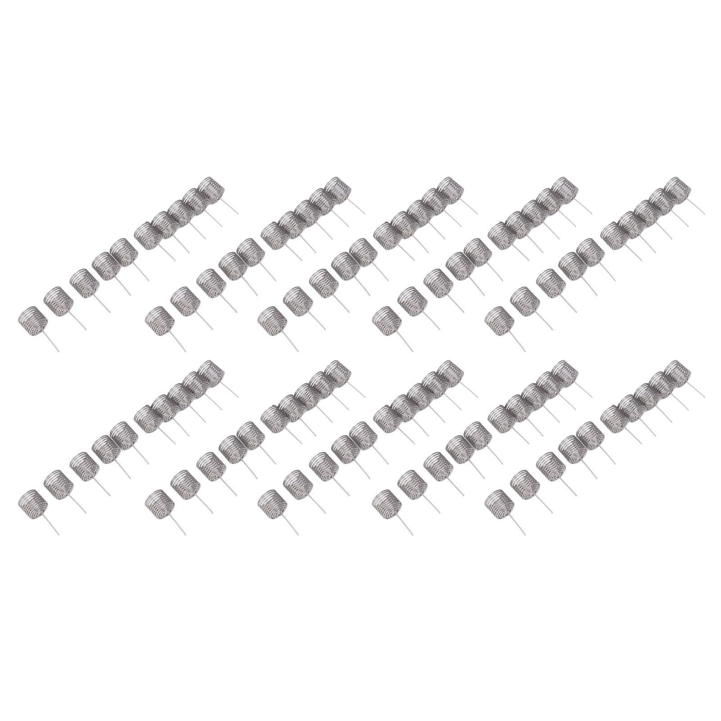100PCS Fertilizer Mesh Basket Column Shape Stainless Steel Nutrition Box Tools for Garden Nursery Small
