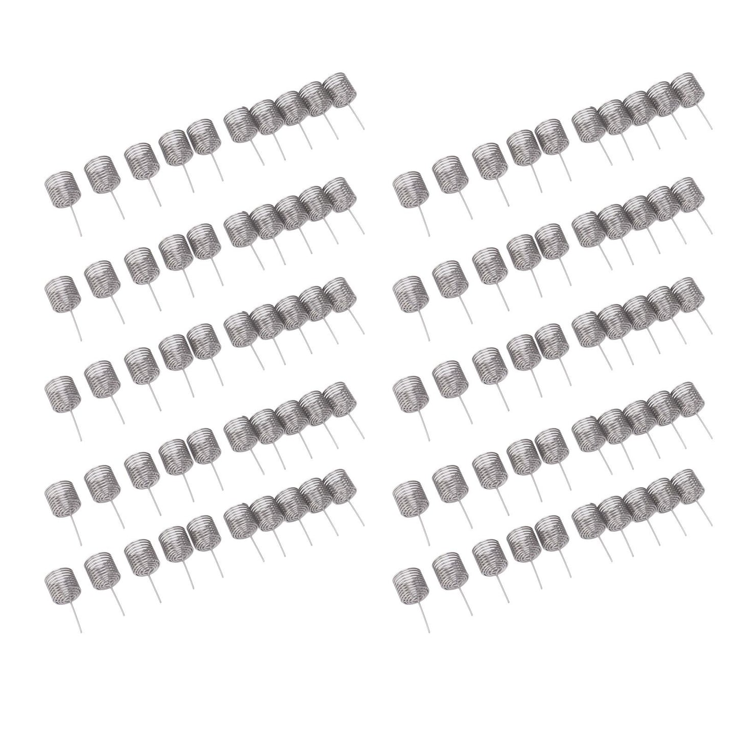 100PCS Fertilizer Mesh Basket Column Shape Stainless Steel Nutrition Box Tools for Garden Nursery Small