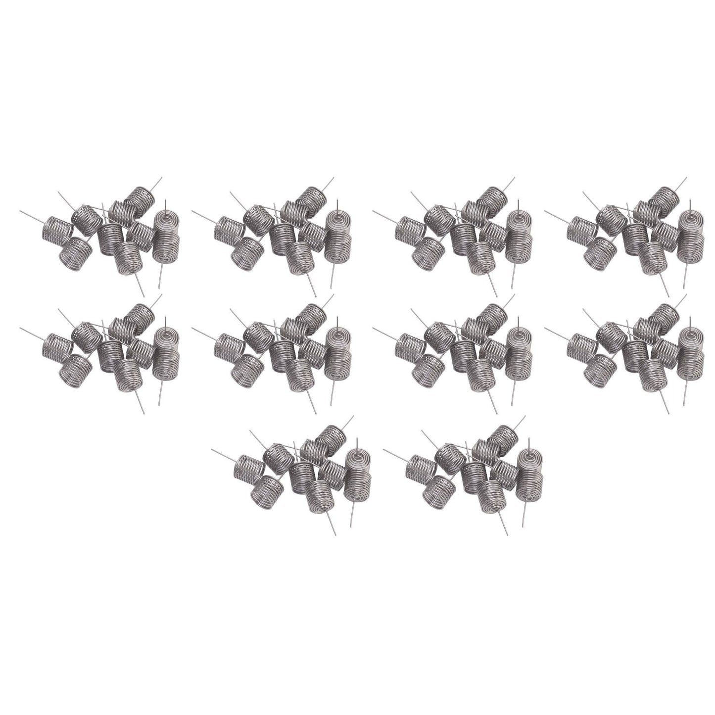 100PCS Fertilizer Mesh Basket Column Shape Stainless Steel Nutrition Box Tools for Garden Nursery Small