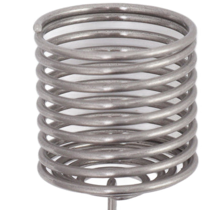 100PCS Fertilizer Mesh Basket Column Shape Stainless Steel Nutrition Box Tools for Garden Nursery Small