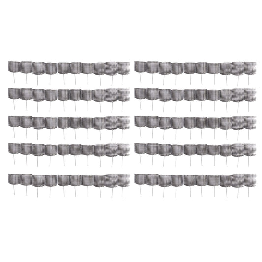 100PCS Fertilizer Mesh Basket Column Shape Stainless Steel Nutrition Box Tools for Garden Nursery Large