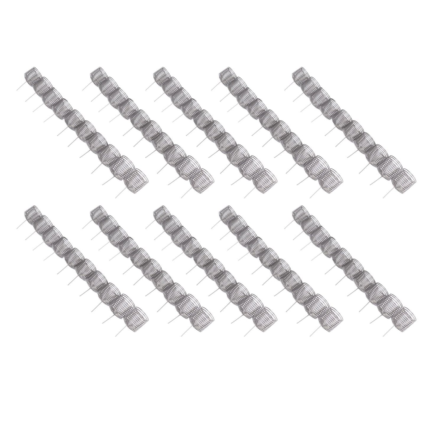 100PCS Fertilizer Mesh Basket Column Shape Stainless Steel Nutrition Box Tools for Garden Nursery Large