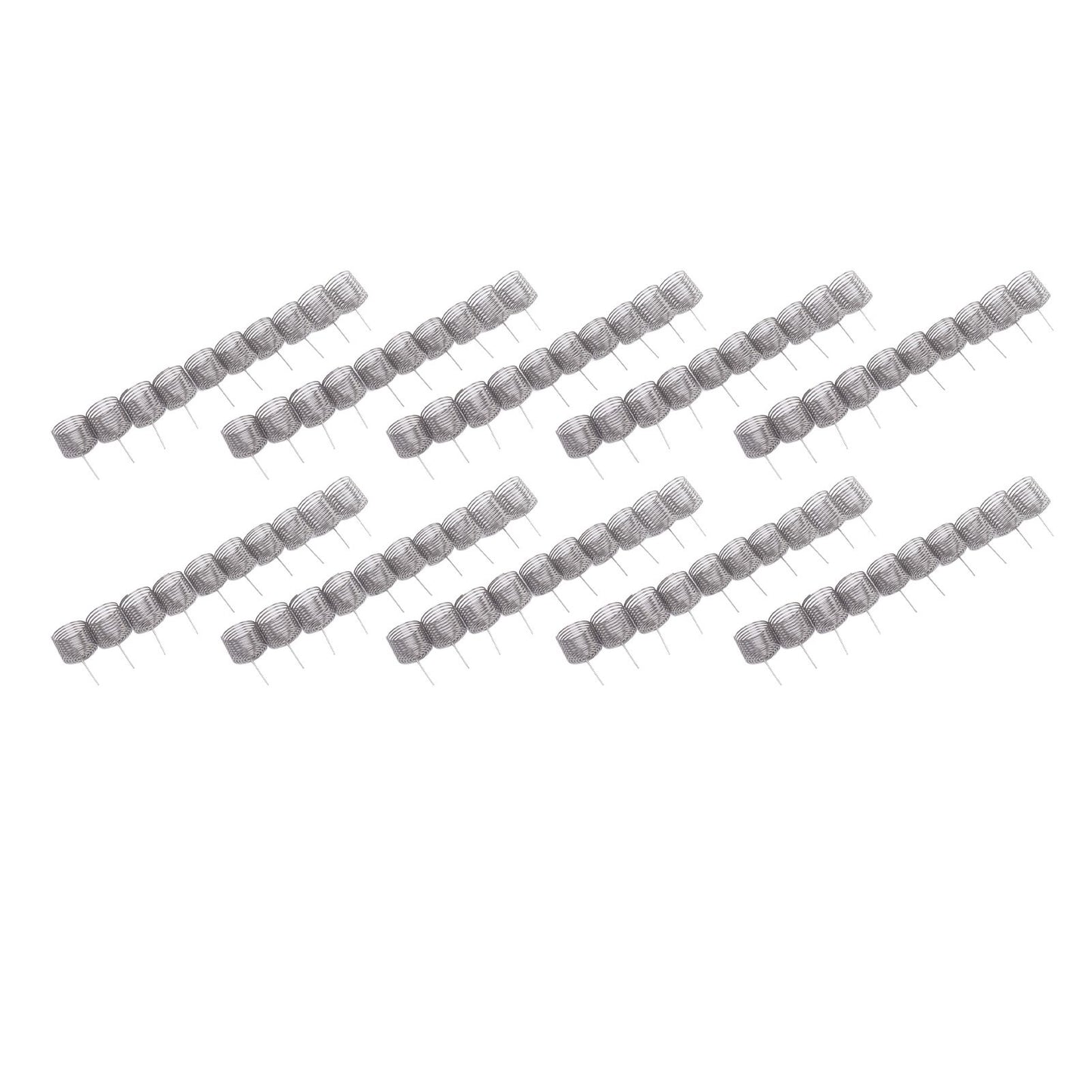 100PCS Fertilizer Mesh Basket Column Shape Stainless Steel Nutrition Box Tools for Garden Nursery Large