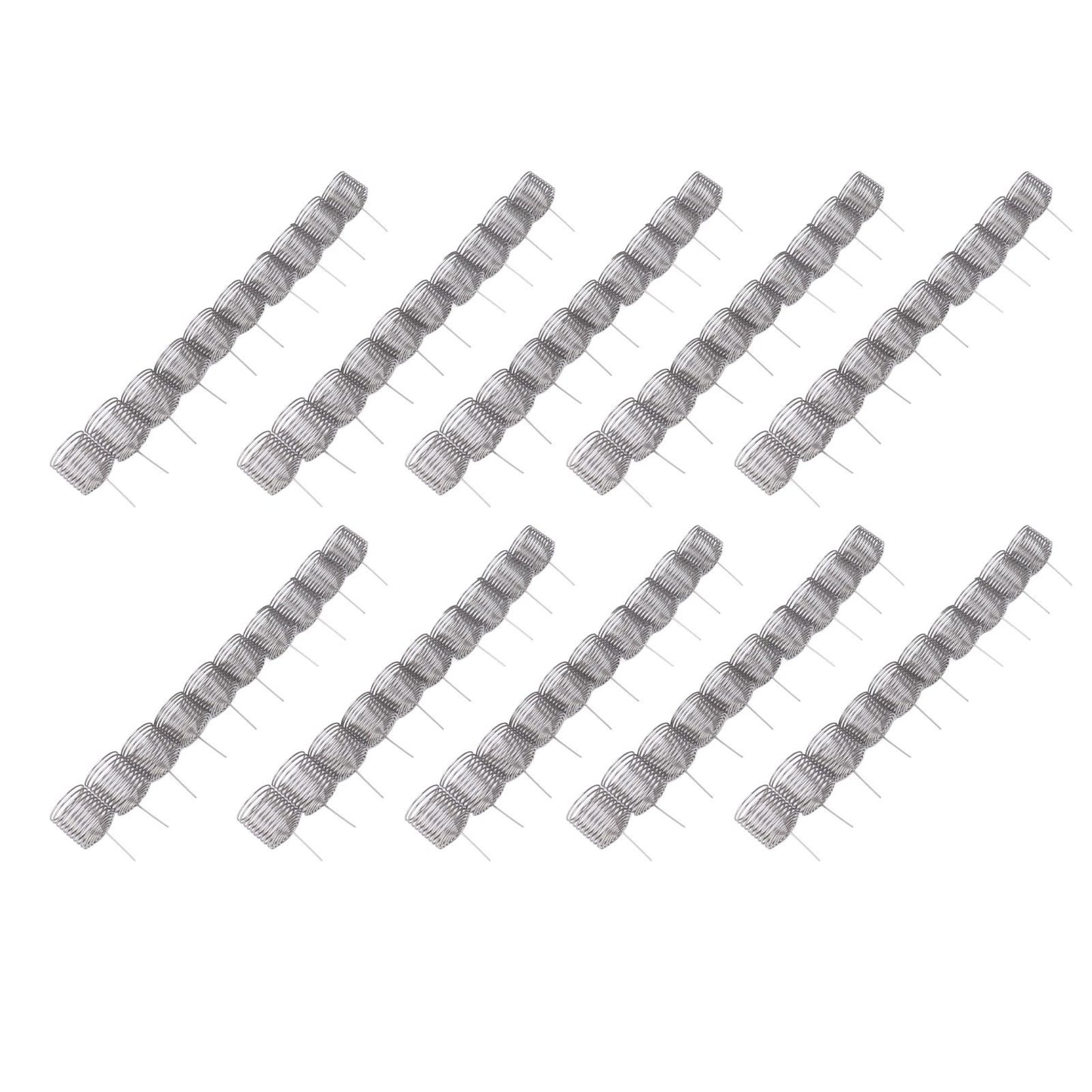 100PCS Fertilizer Mesh Basket Column Shape Stainless Steel Nutrition Box Tools for Garden Nursery Large