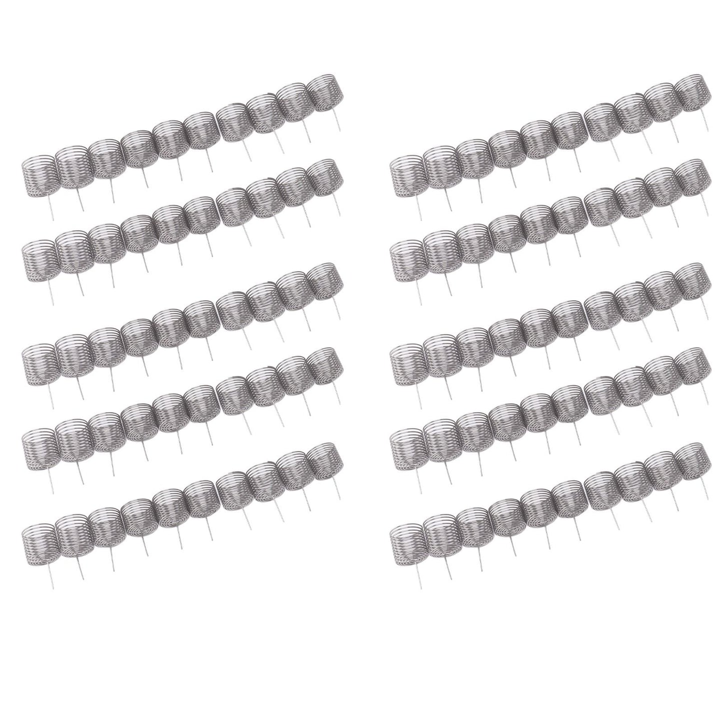 100PCS Fertilizer Mesh Basket Column Shape Stainless Steel Nutrition Box Tools for Garden Nursery Large