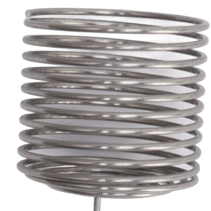 100PCS Fertilizer Mesh Basket Column Shape Stainless Steel Nutrition Box Tools for Garden Nursery Large