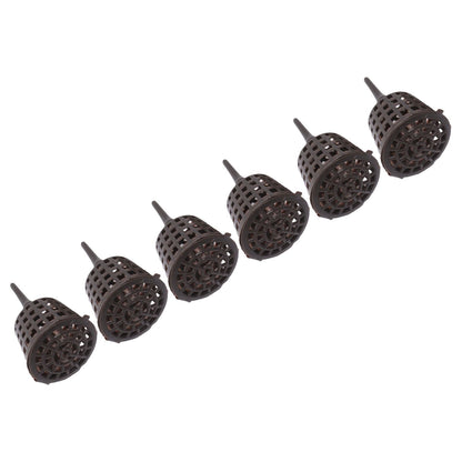 100PCS Plastic Fertilizer Mesh Basket with Lid Planting Fertilizer Net Pot for Succulent Orchid Bonsai Small Size with Lid