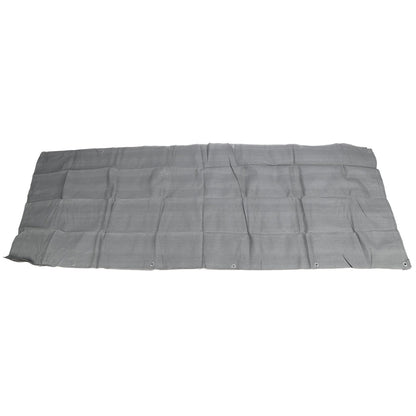 Balcony Privacy Screen Fence Cover HDPE UV Protection Privacy Screen Fence for Deck Patio Backyard Outdoor Pool Light Gray