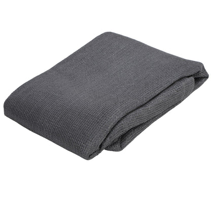 Balcony Privacy Screen Fence Cover HDPE UV Protection Privacy Screen Fence for Deck Patio Backyard Outdoor Pool Dark Gray