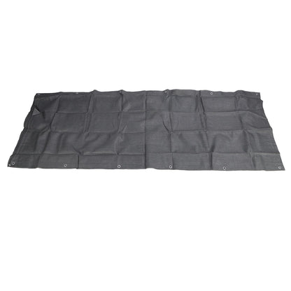 Balcony Privacy Screen Fence Cover HDPE UV Protection Privacy Screen Fence for Deck Patio Backyard Outdoor Pool Dark Gray