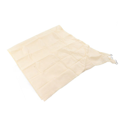 Sun Shade Sail Waterproof Polyester UV Block Canopy with Stainless Steel D Ring for Garden Swimming Pool 9.8x9.8ft