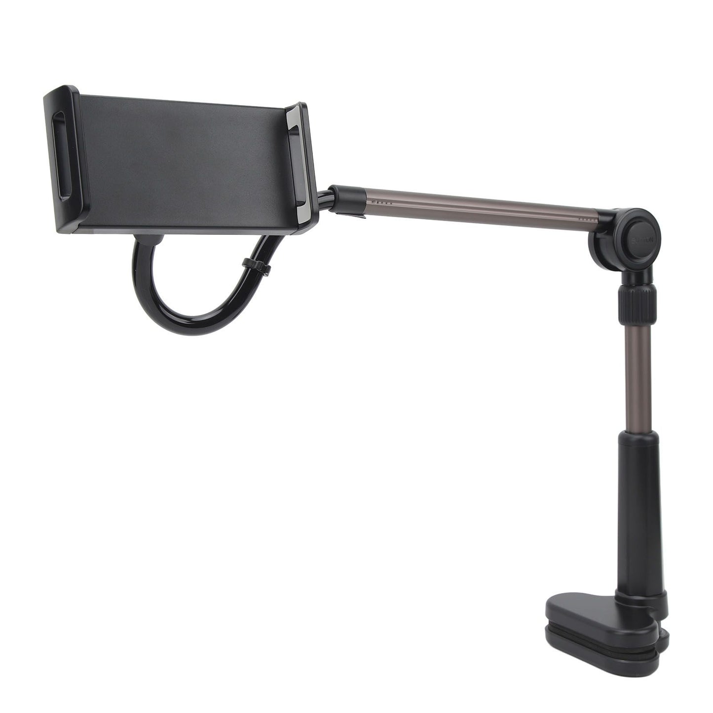 Tablet Clamp Holder Desk Mount Stable Flexible 360 Degree Rotation Universal Phone Clamp Bracket