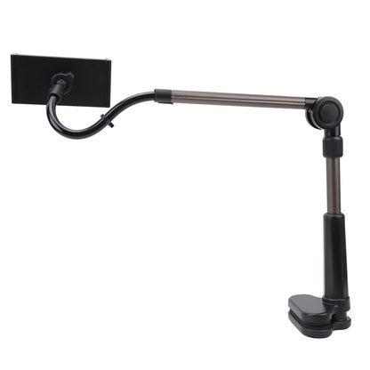 Tablet Clamp Holder Desk Mount Stable Flexible 360 Degree Rotation Universal Phone Clamp Bracket