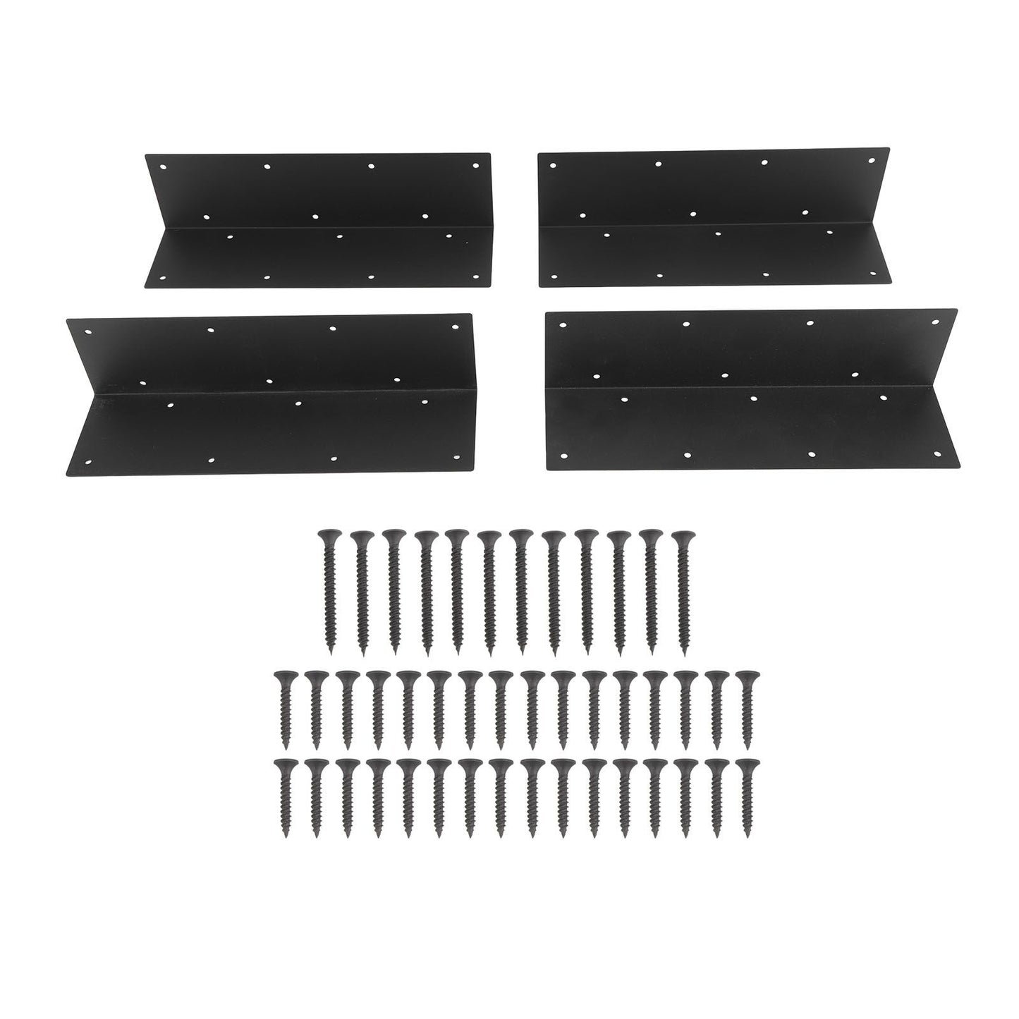 4PCS Steel Raised Garden Bed Corner Brackets Metal Garden Bed Corner Bracket for 20‑24 Inch Bed