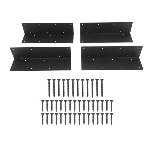 4PCS Steel Raised Garden Bed Corner Brackets Metal Garden Bed Corner Bracket for 20‑24 Inch Bed