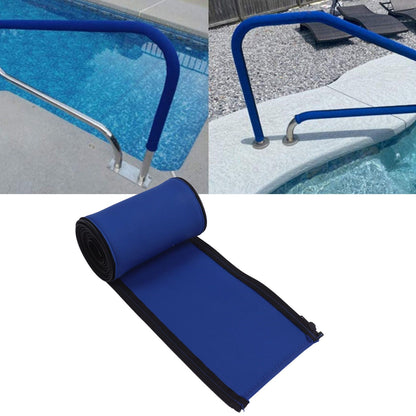 Pool Handrail Cover with Zipper Adjustable Non Slip Railing Handle Sleeve for Swimming Pool Ladder 10ft