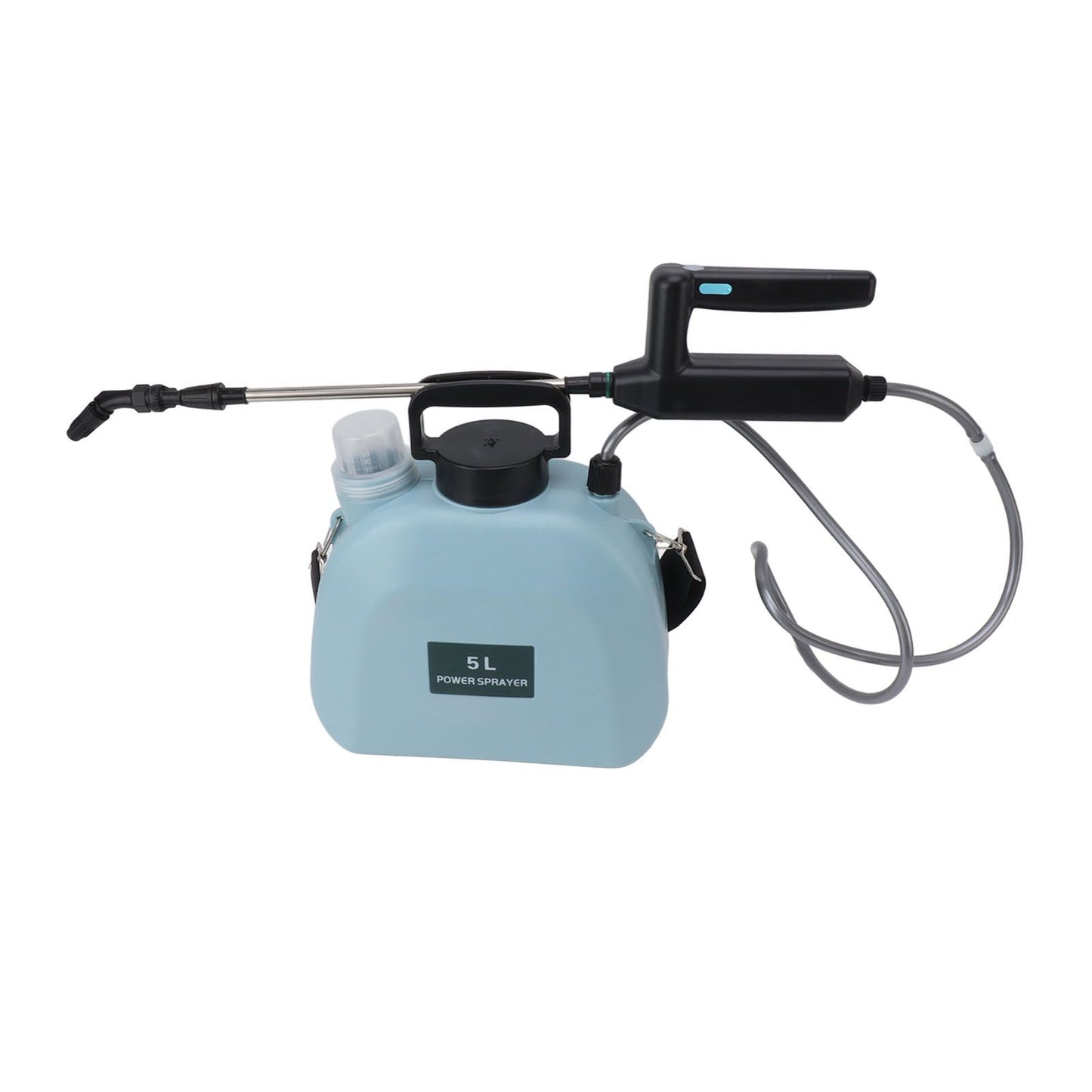 Electric Sprayer Battery Powered Widen Slip Resistant Handle Backpack Weed Sprayer for Plants Flowers Agricultural 5L Blue