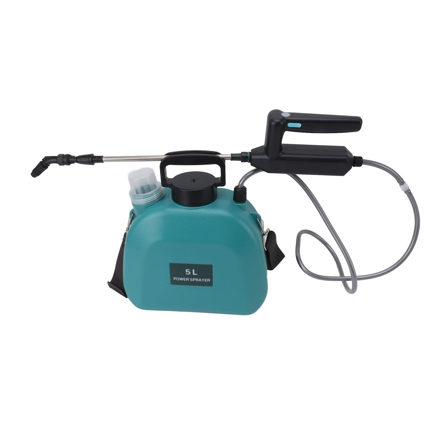 Electric Sprayer Battery Powered Widen Slip Resistant Handle Backpack Weed Sprayer for Plants Flowers Agricultural 5L Green