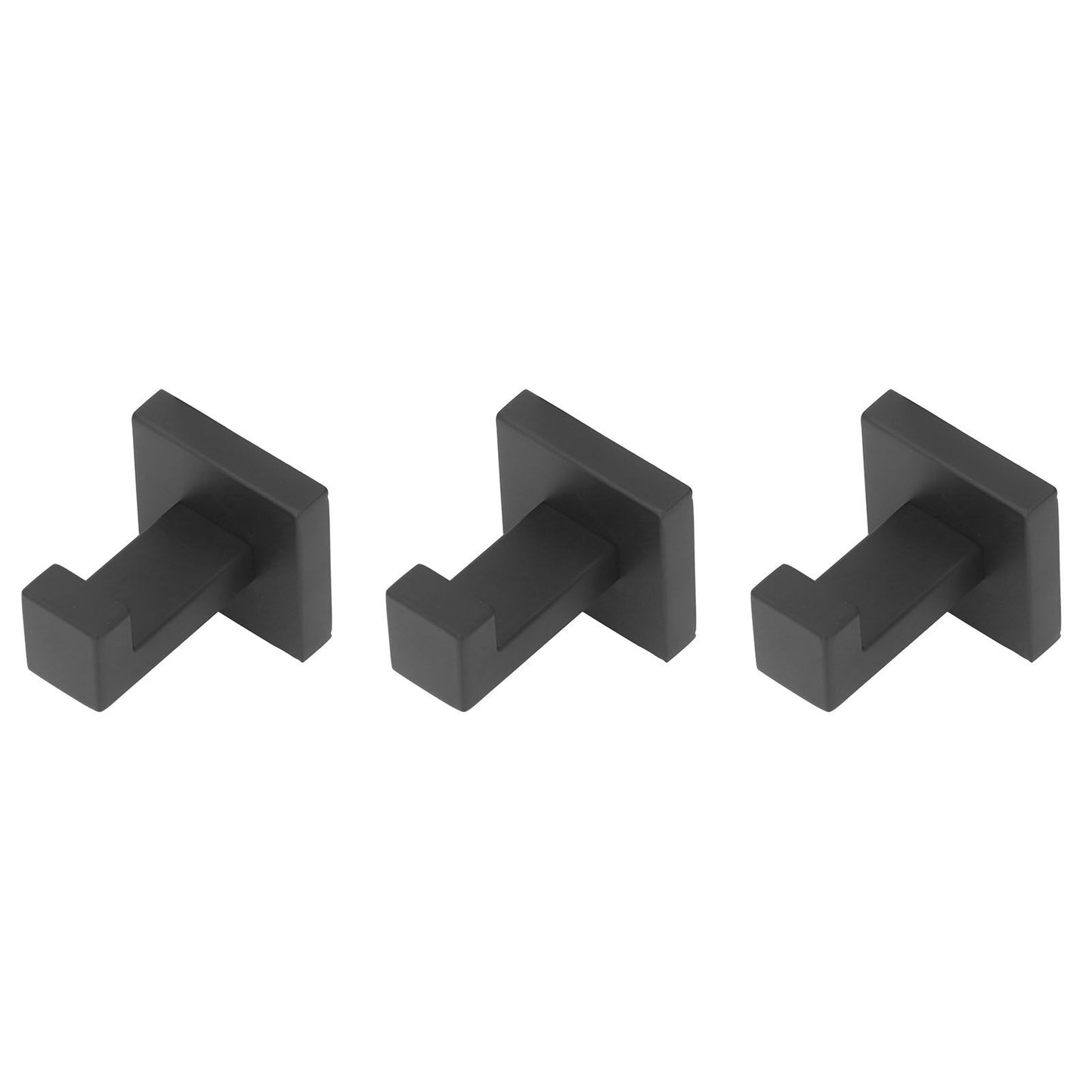 3PCS Wall Mounting Hooks with Screws Stainless Steel Clothes Hook for Hanging Coat Towel