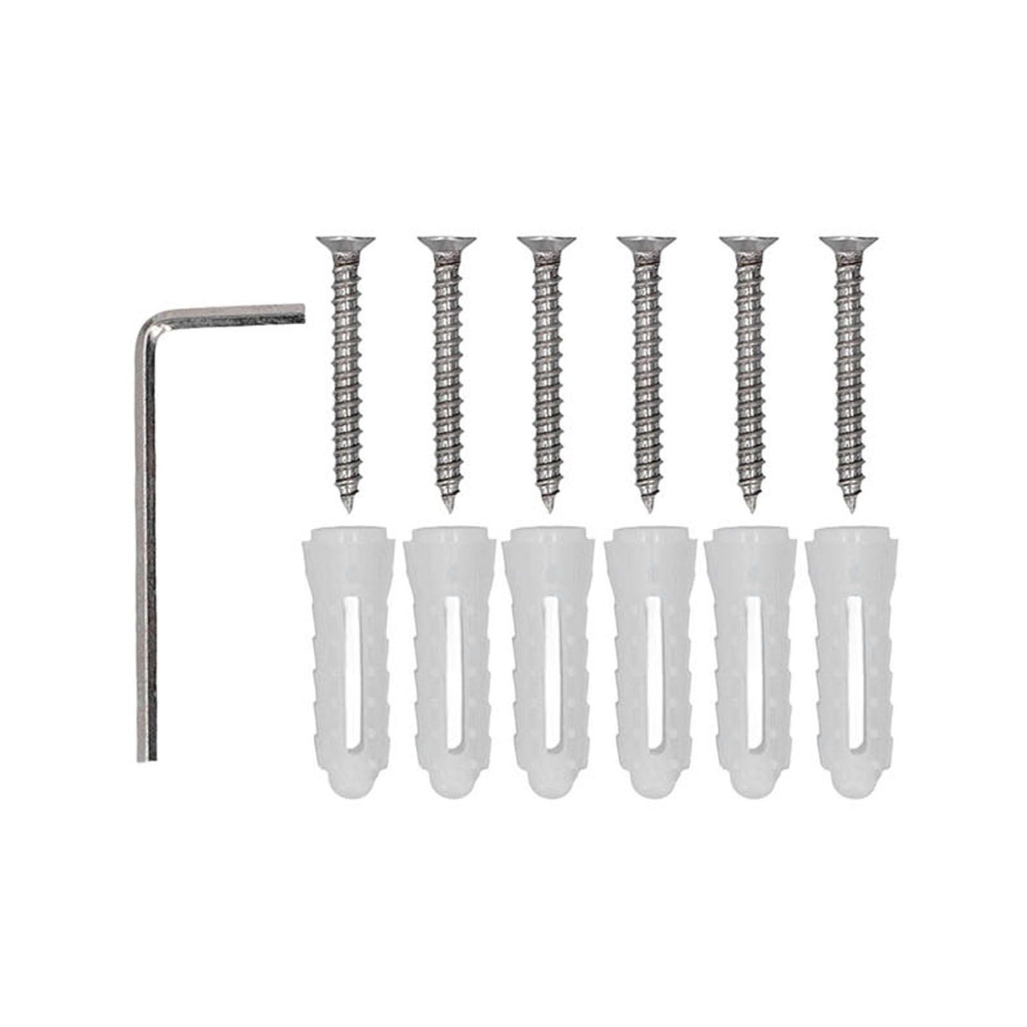 3PCS Wall Mounting Hooks with Screws Stainless Steel Clothes Hook for Hanging Coat Towel