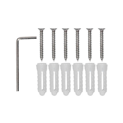 3PCS Wall Mounting Hooks with Screws Stainless Steel Clothes Hook for Hanging Coat Towel