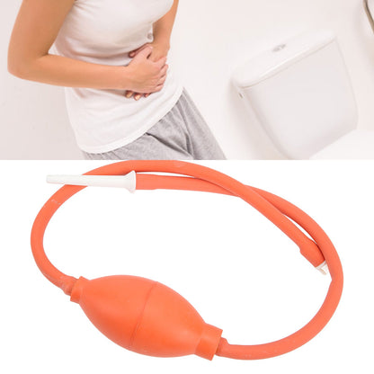 Anal Cleaner Reusable Rubber Odorless Soft Deep Cleaning Anal Douche Enema Bulb for Home