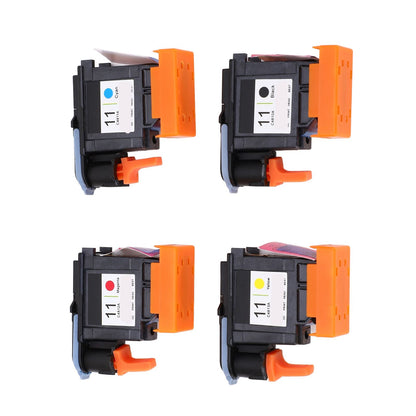 4 Pcs Printhead Printer Head Magenta Black Cyan Yellow Print Head Replacement for HP Designjet 100 110 111 500 510 800 813 850