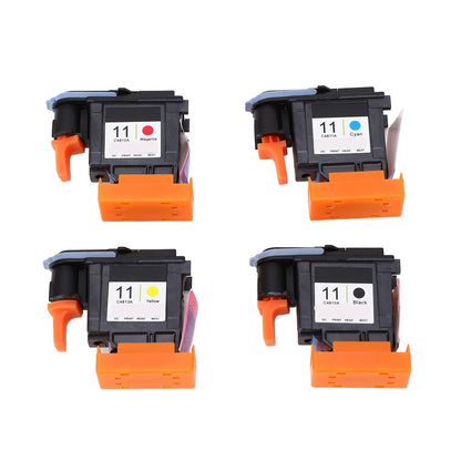 4 Pcs Printhead Printer Head Magenta Black Cyan Yellow Print Head Replacement for HP Designjet 100 110 111 500 510 800 813 850