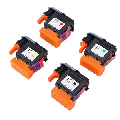 4 Pcs Printhead Printer Head Magenta Black Cyan Yellow Print Head Replacement for HP Designjet 100 110 111 500 510 800 813 850