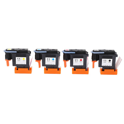 4 Pcs Printhead Printer Head Magenta Black Cyan Yellow Print Head Replacement for HP Designjet 100 110 111 500 510 800 813 850