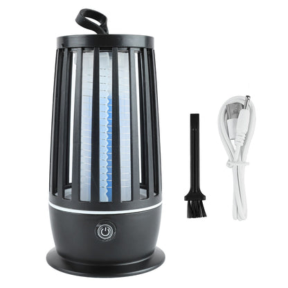 Electric Fly Killing Light 110V 220V PP USB Rechargeable Silent Fly Trap Lamp for Indoor Outdoor