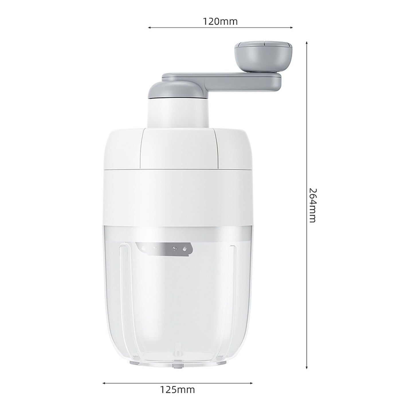 Manual Shaved Ice Snow Cone Maker Thickened Stainless Steel Blade Hand Ice Shaving Machine