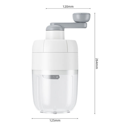 Manual Shaved Ice Snow Cone Maker Thickened Stainless Steel Blade Hand Ice Shaving Machine