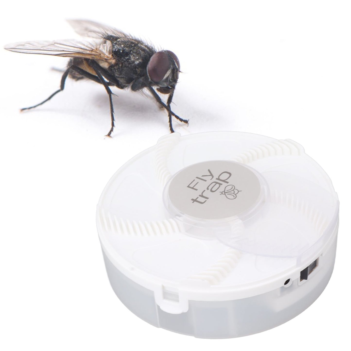 Electric Fly Trap Automatic USB Charging Quiet Detachable Flytrap Flycatcher for Restaurant Kitchen