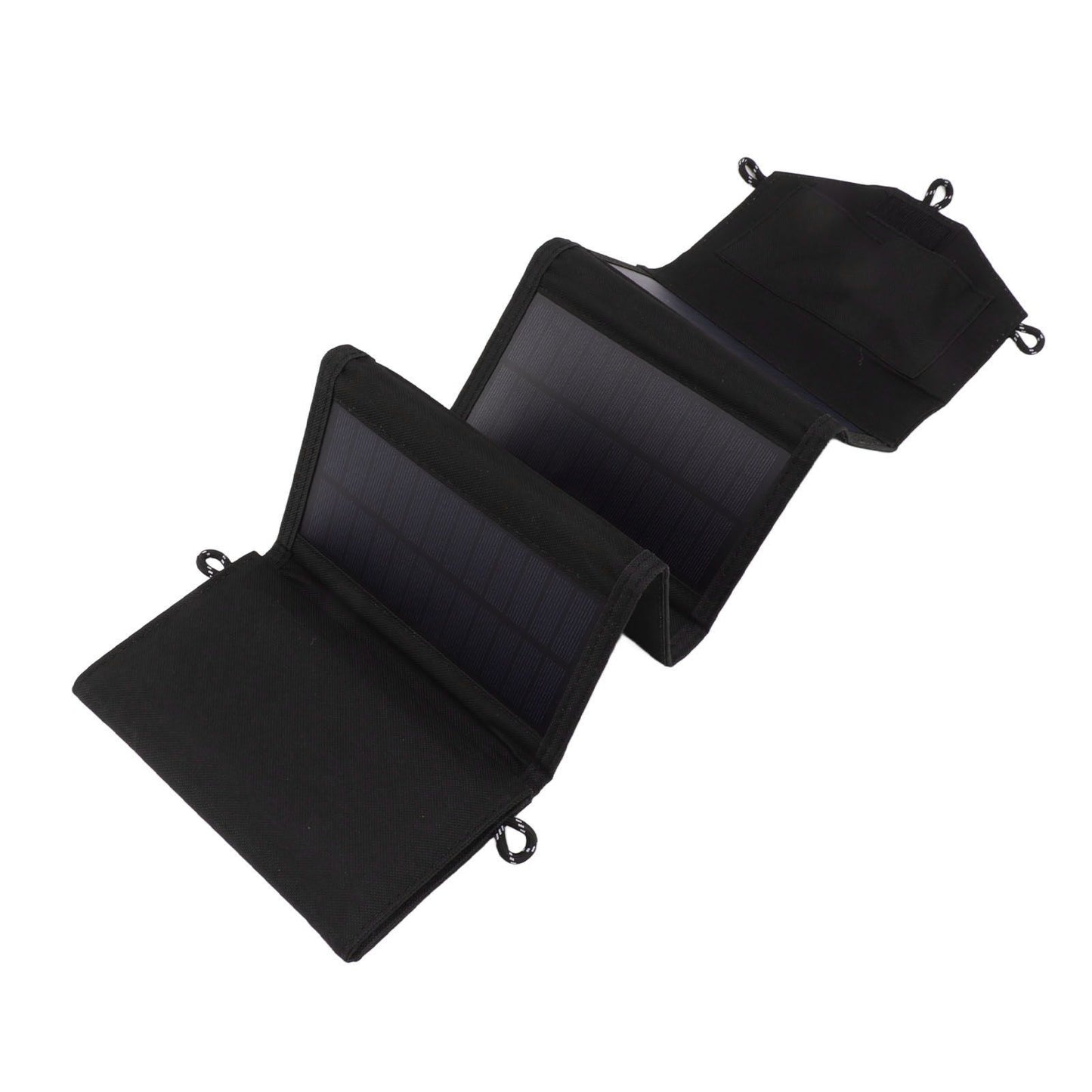 Solar Panel Folding Bag Dual USB Output Portable Foldable Solar Charger for Outdoor Camping Travel 20W 5V