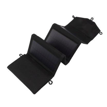Solar Panel Folding Bag Dual USB Output Portable Foldable Solar Charger for Outdoor Camping Travel 20W 5V