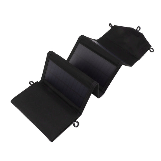 Solar Panel Folding Bag Dual USB Output Portable Foldable Solar Charger for Outdoor Camping Travel 20W 5V