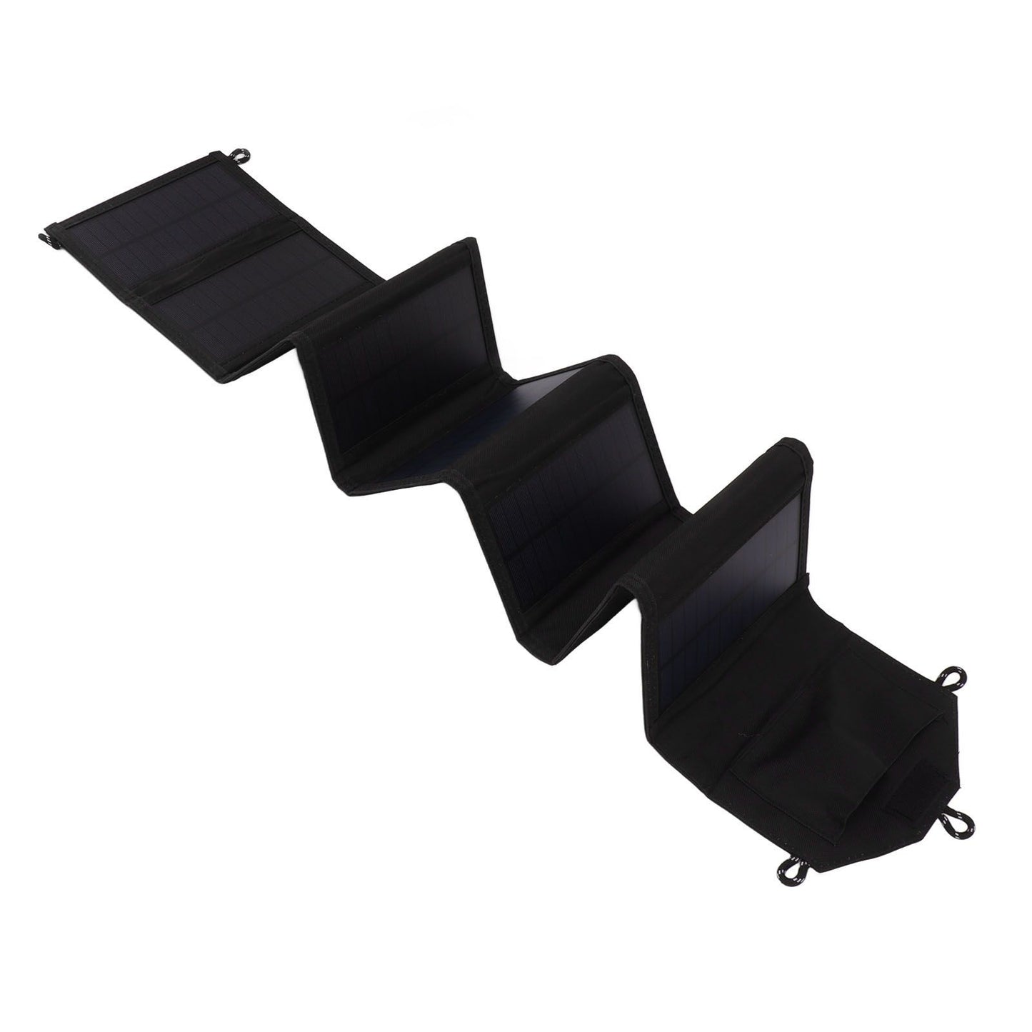 Solar Panel Folding Bag Dual USB Output Portable Foldable Solar Charger for Outdoor Camping Travel 20W 5V