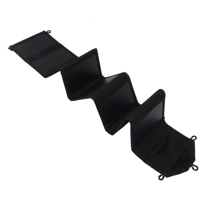 Solar Panel Folding Bag Dual USB Output Portable Foldable Solar Charger for Outdoor Camping Travel 20W 5V