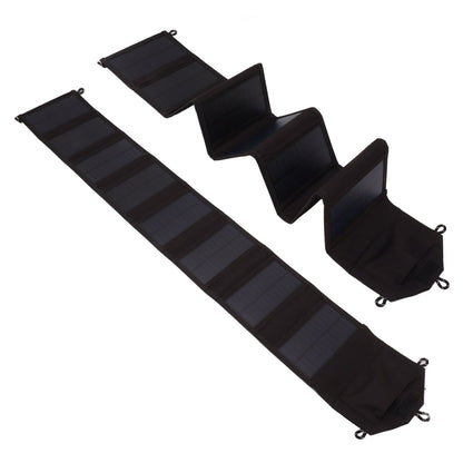 Solar Panel Folding Bag Dual USB Output Portable Foldable Solar Charger for Outdoor Camping Travel 20W 5V