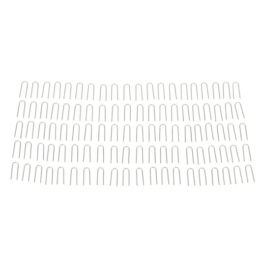 100PCS High Temperature Nichrome Jump Ring Mini U Hanger Hooks for Ceramic Ornament Jewelry Necklace Making