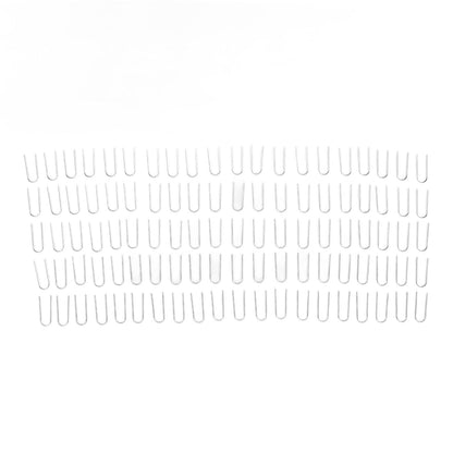 100PCS High Temperature Nichrome Jump Ring Mini U Hanger Hooks for Ceramic Ornament Jewelry Necklace Making