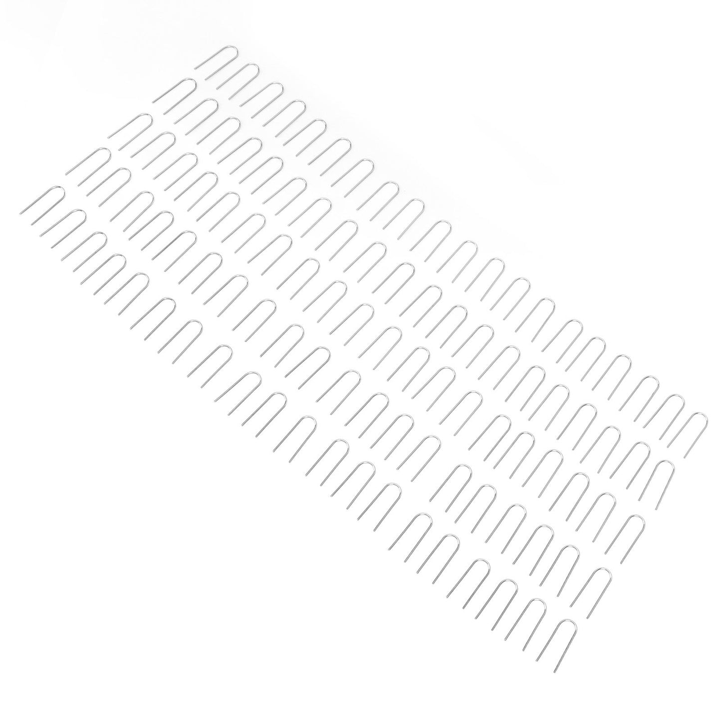 100PCS High Temperature Nichrome Jump Ring Mini U Hanger Hooks for Ceramic Ornament Jewelry Necklace Making